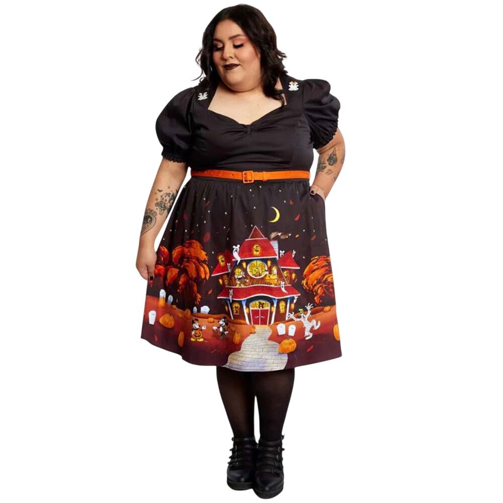 Loungefly Stitch Shoppe Disney Haunted House Allison Dress Size 2X NWT